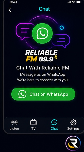 Reliable FM app chat screen